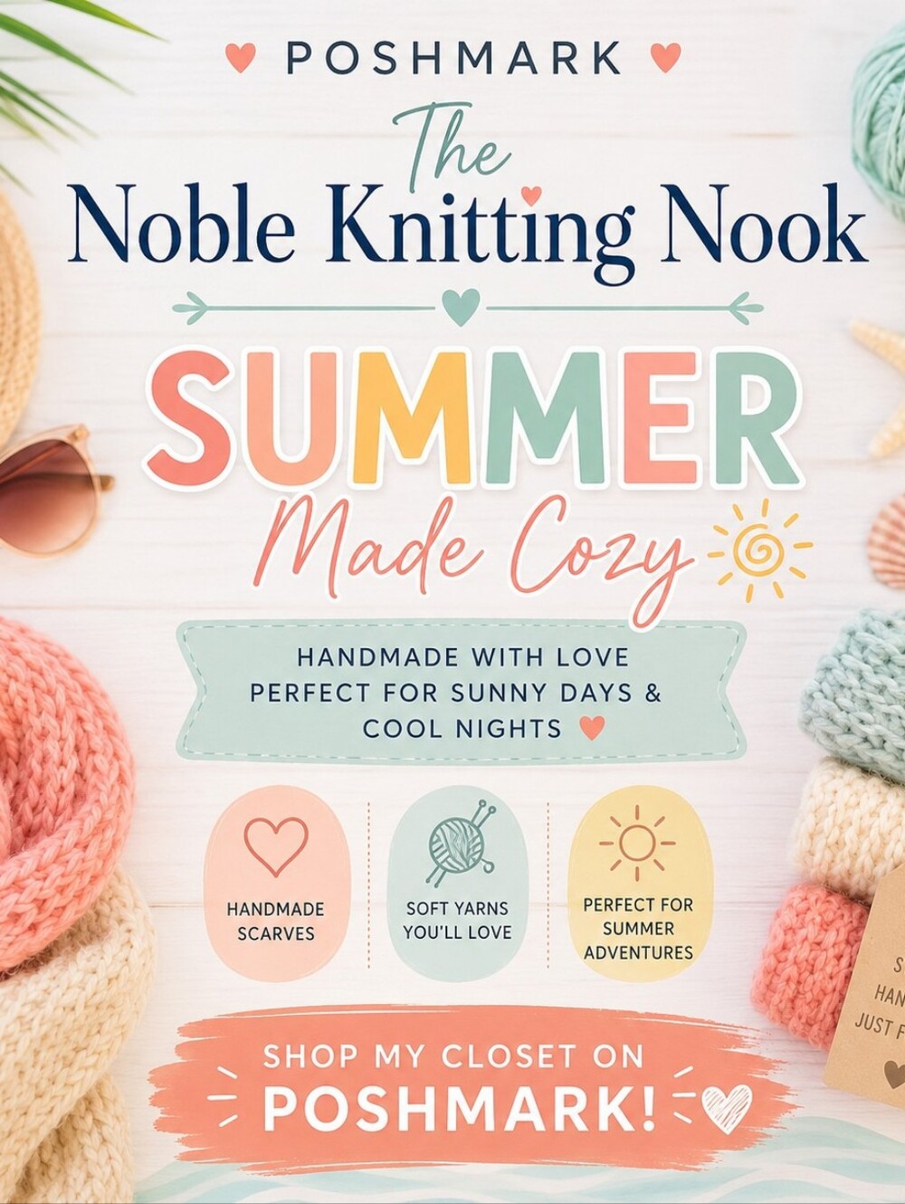 Summer Made Cozy Knit Collection - Pastel Multi Flyer